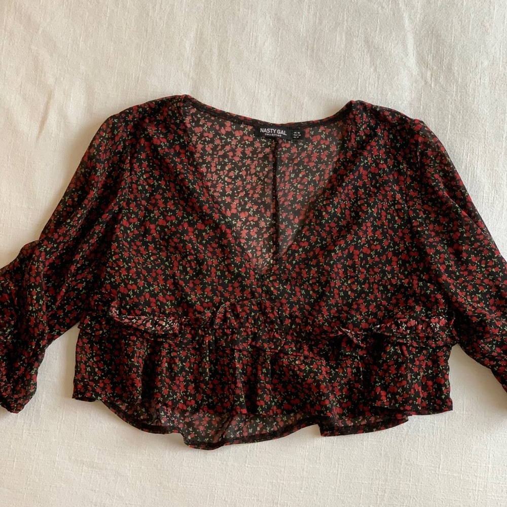 Nastygal Flora Crop, US 6